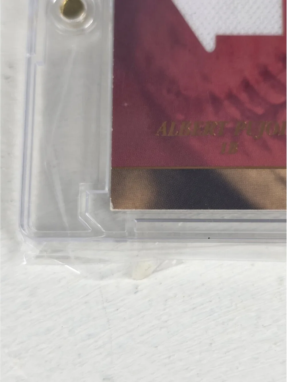 2005 Ultra #FLJ-AP Albert Pujols Follow the Leader Jersey Red C3